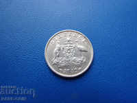 VIII (60) Australia 6 Penny 1942 D UNC