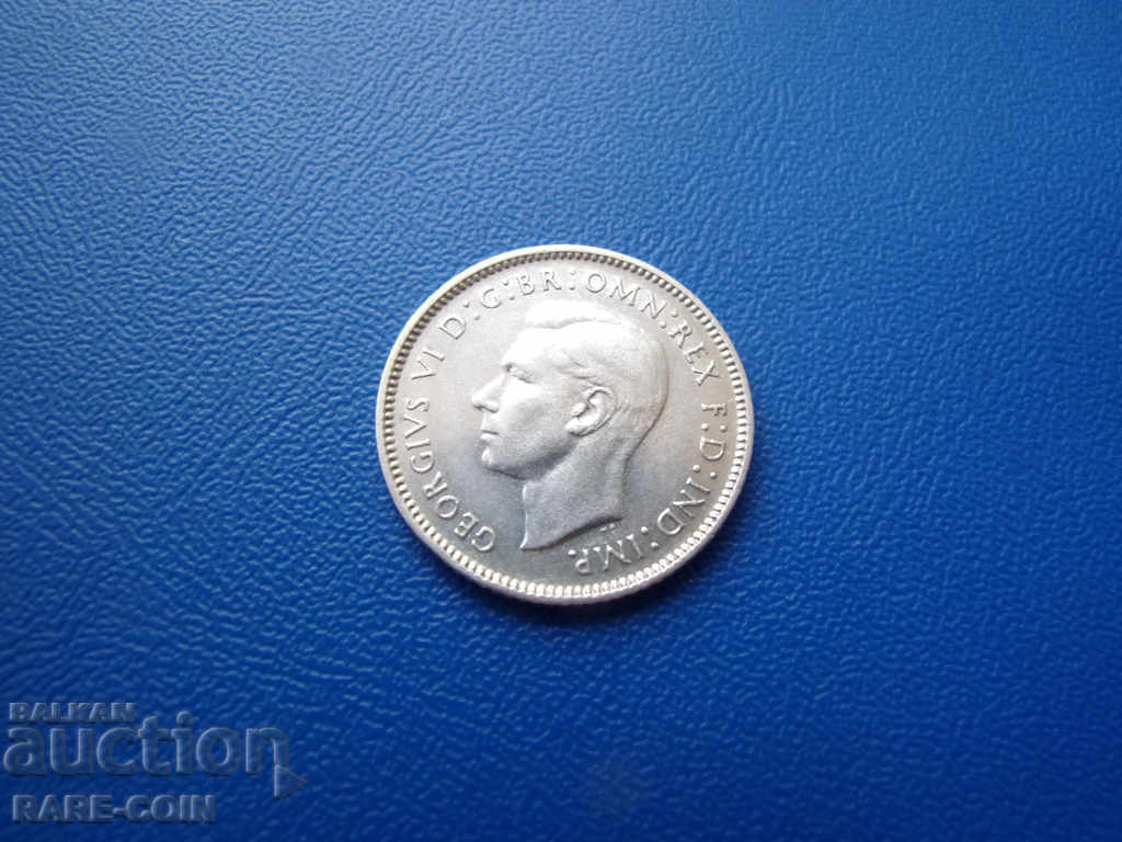 VIII (61) Australia 6 Pennies 1943 D UNC with price € 5.11 | 9.99 BGN VIII (61) Australia 6 Pennies 1943 D UNC with price € 5.11 | 9.99 BGN