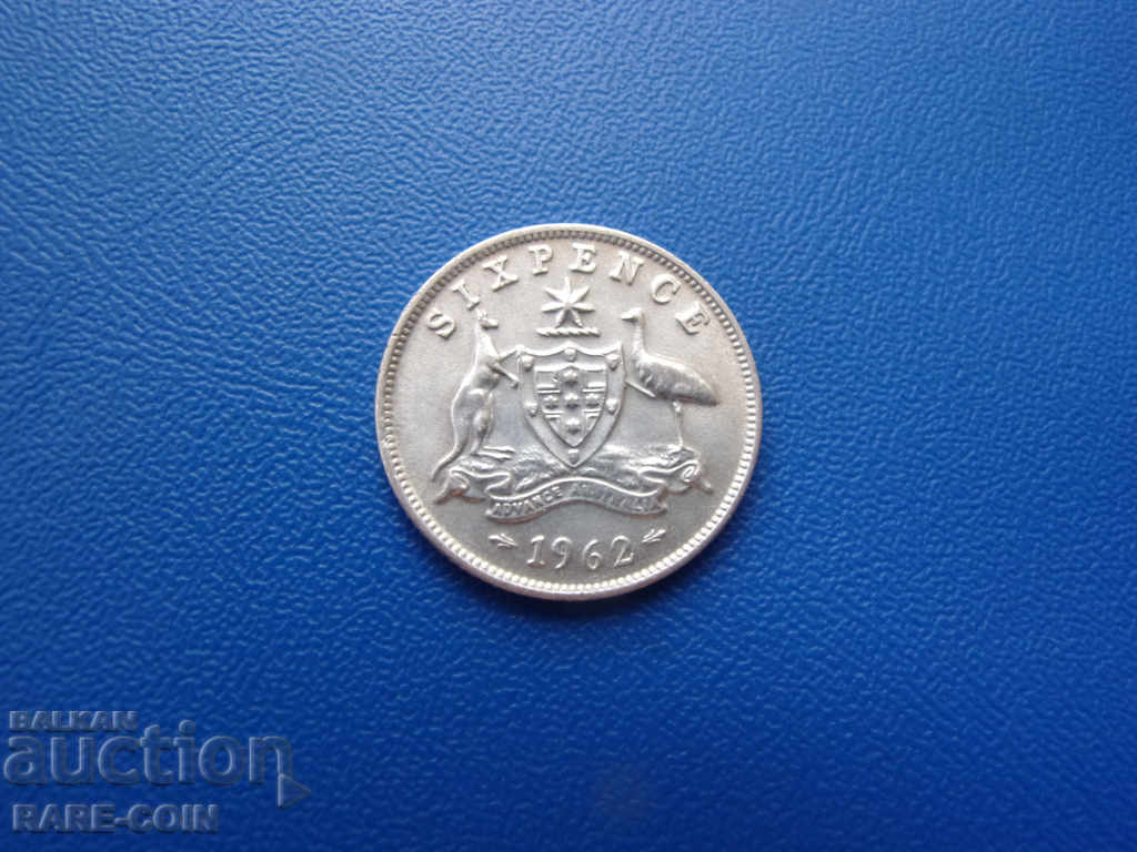 VIII (69) Αυστραλία 6 Penny 1962 UNC