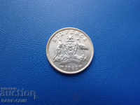 VIII (69) Australia 6 Penny 1962 UNC