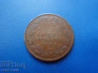 VIII (81) Așezări drepte 1 Cent 1862