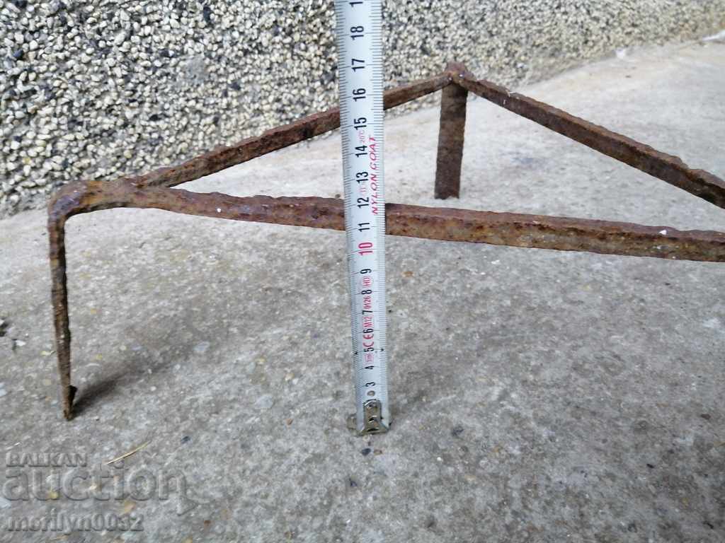 An old forged sack, fireplace, grill, wrought iron - 5 An old forged sack, fireplace, grill, wrought iron - 5