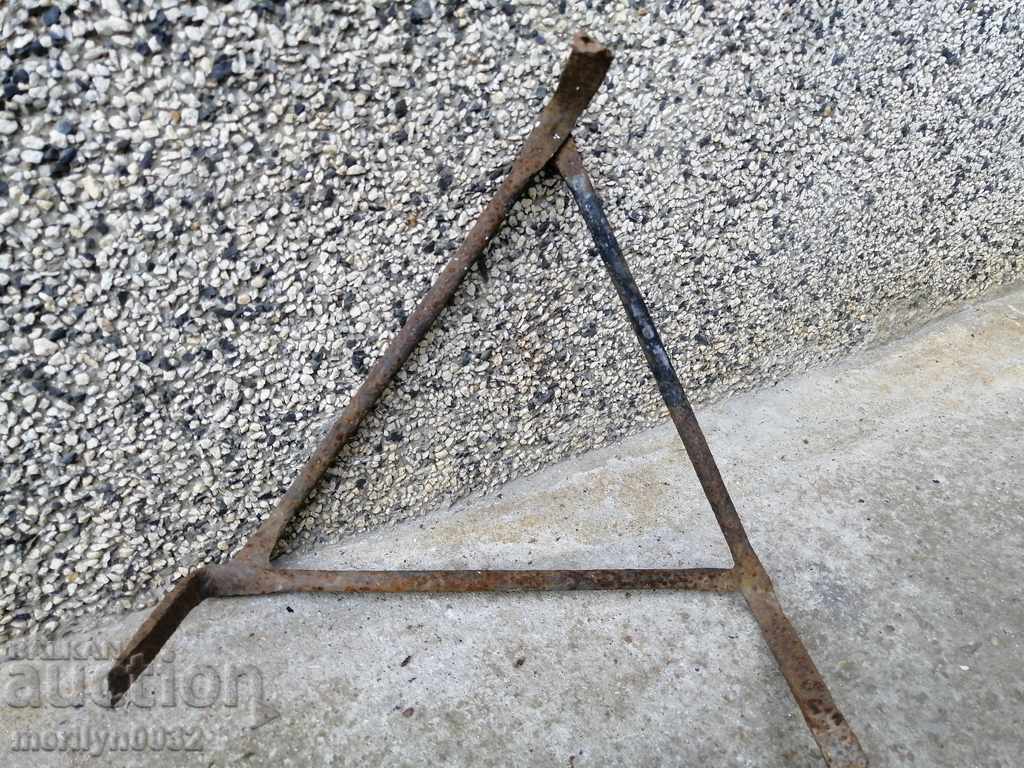 Auction An old forged sack, fireplace, grill, wrought iron Auction An old forged sack, fireplace, grill, wrought iron