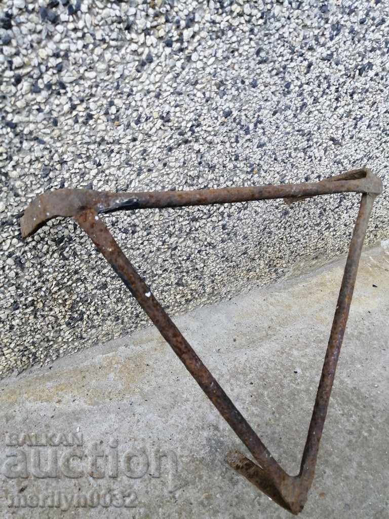 Delivery of An old forged sack, fireplace, grill, wrought iron Delivery of An old forged sack, fireplace, grill, wrought iron