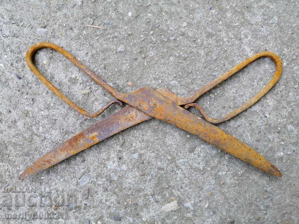 Renaissance forged scissors, wrought iron - 5 Renaissance forged scissors, wrought iron - 5