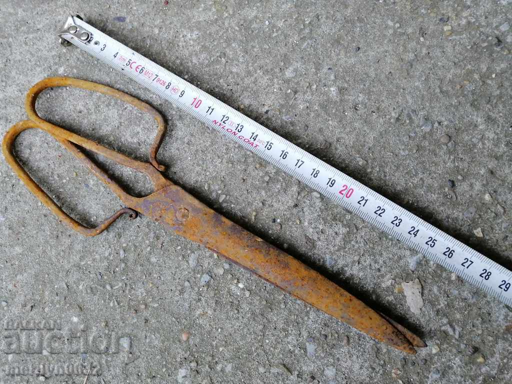 Renaissance forged scissors, wrought iron - 6 Renaissance forged scissors, wrought iron - 6