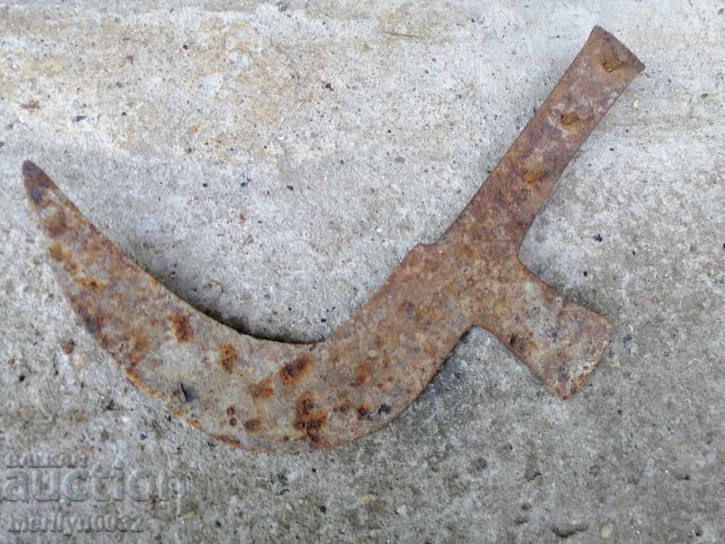 Delivery of An old tool, an instrument, a hand forged cutter, a chopper, a machete