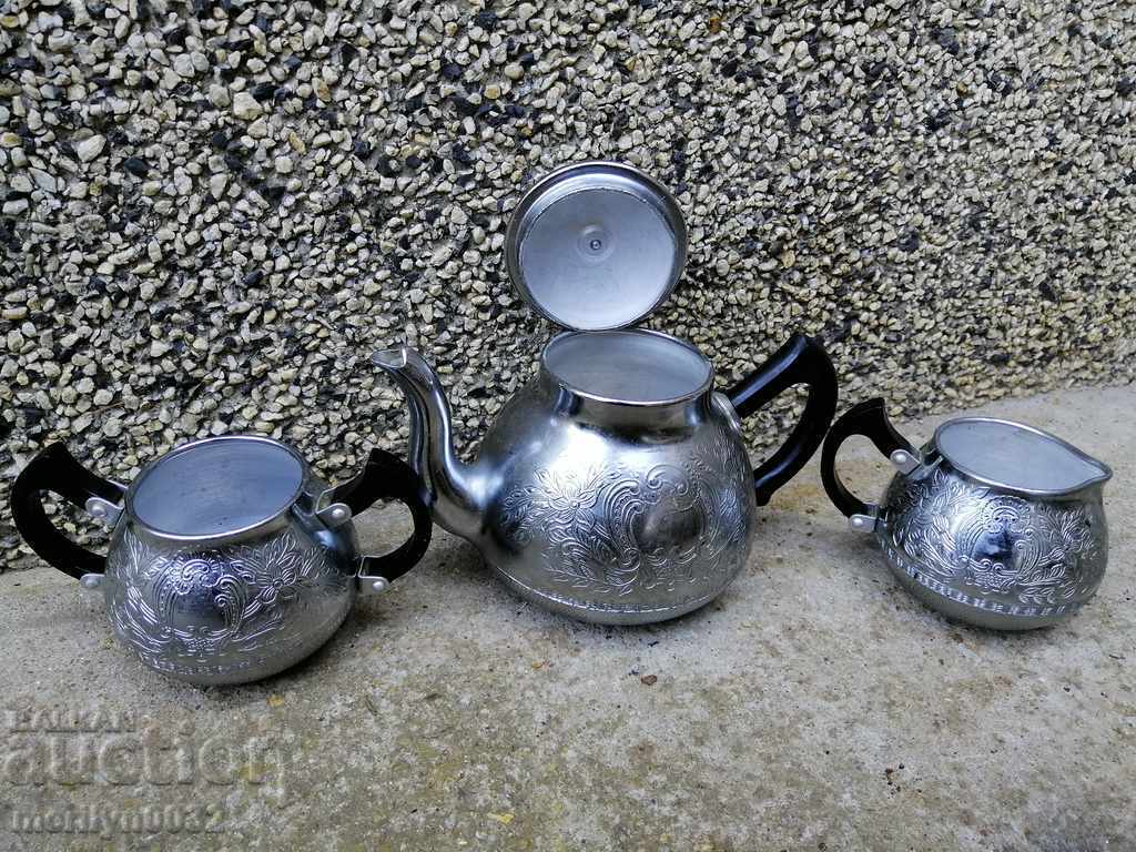 Delivery of Coffee tea service aluminum container Delivery of Coffee tea service aluminum container