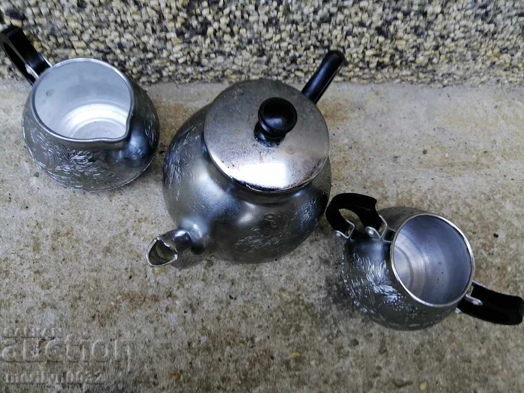 Coffee tea service aluminum container - 5 Coffee tea service aluminum container - 5
