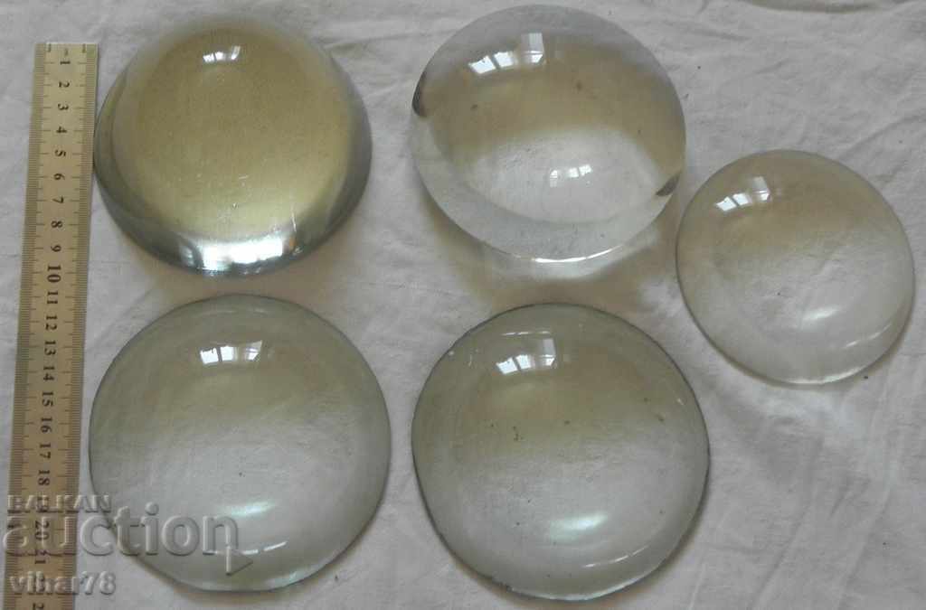 Аукцион Пет броя лупи, лупа-увеличително стъкло