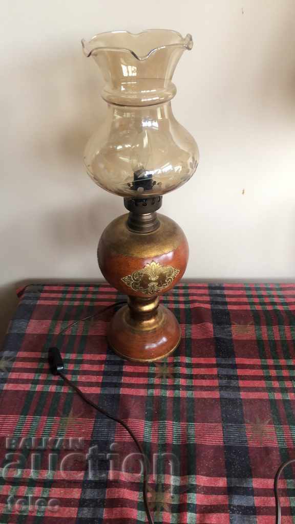 Стара красива нощна лампа - работи