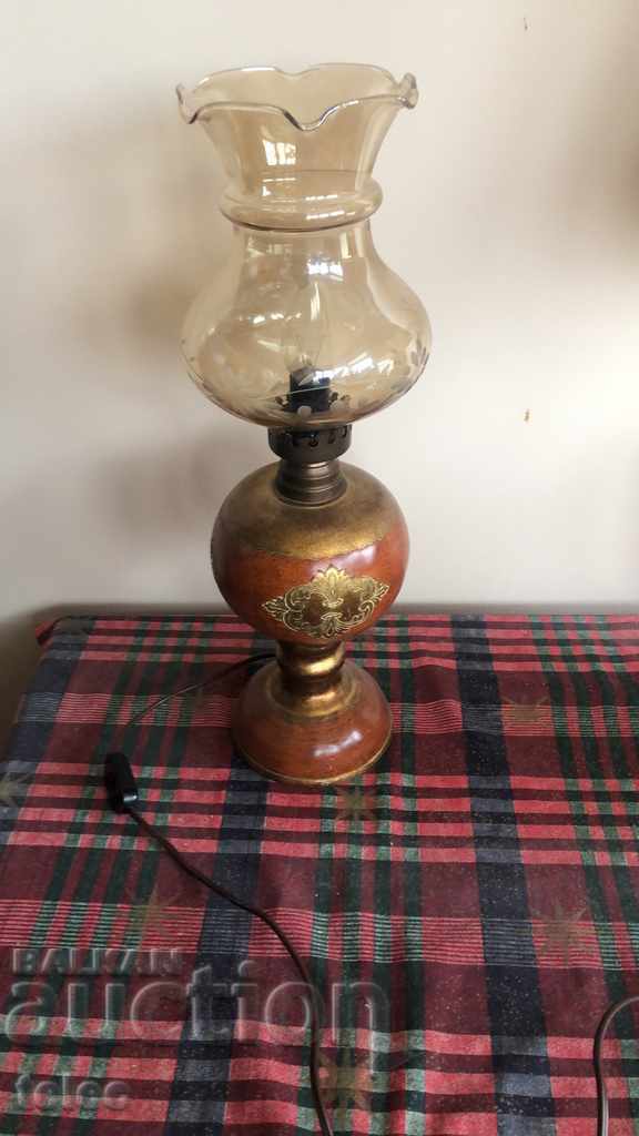Beautiful old night lamp - works Beautiful old night lamp - works