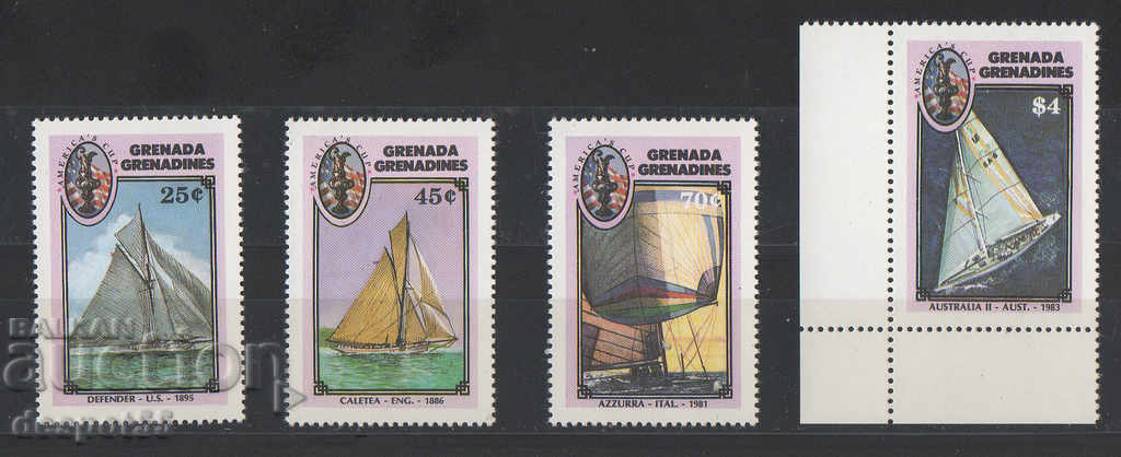 1987. Гренада Гренадини. Купата на Америка за яхти.