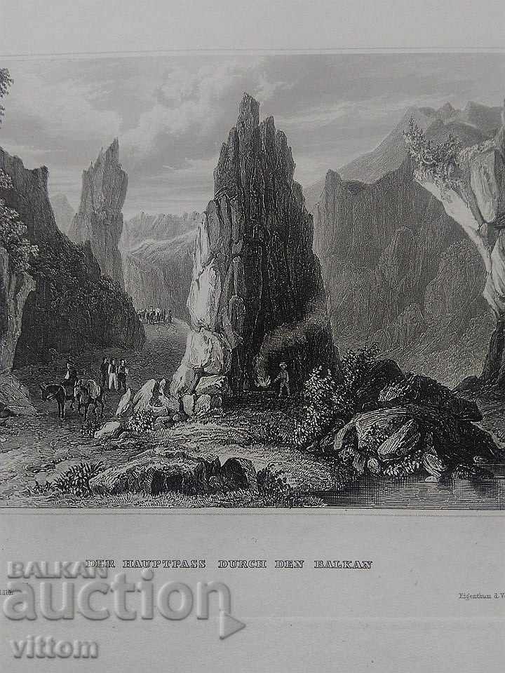2 old engraving 19th century main passage through the Balkans with price 40.00 BGN | € 20.45 2 old engraving 19th century main passage through the Balkans with price 40.00 BGN | € 20.45