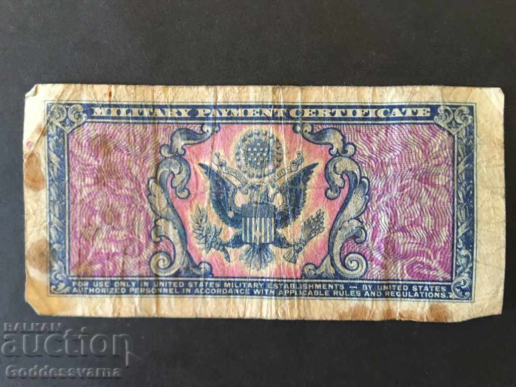 US Military Payment Certificates 50 cents 1951 series 48 with price 18.00 BGN | € 9.20 US Military Payment Certificates 50 cents 1951 series 48 with price 18.00 BGN | € 9.20
