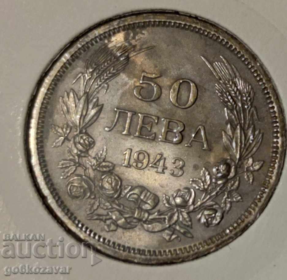 Bulgaria 50 BGN 1943 UNC with price 55.00 BGN | € 28.12 Bulgaria 50 BGN 1943 UNC with price 55.00 BGN | € 28.12