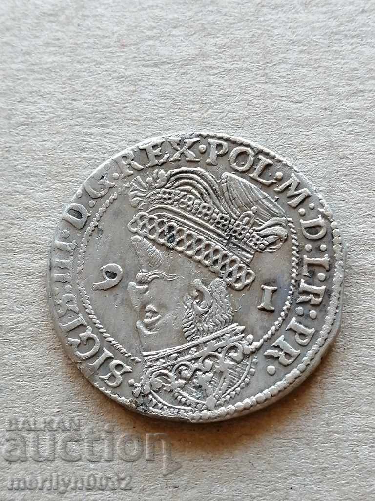 Quarter silver thaler Sigismund silver coin coat of arms - 5 Quarter silver thaler Sigismund silver coin coat of arms - 5