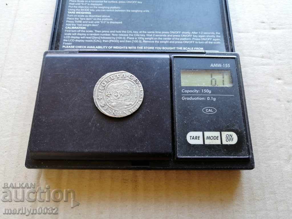 Quarter silver thaler Sigismund silver coin coat of arms - 6 Quarter silver thaler Sigismund silver coin coat of arms - 6