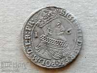 Четвърт талер сребро Сигизмунд сребърна монета герб