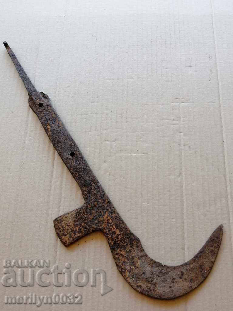 Old handmade knife, wrought iron with price 29.00 BGN | € 14.83
