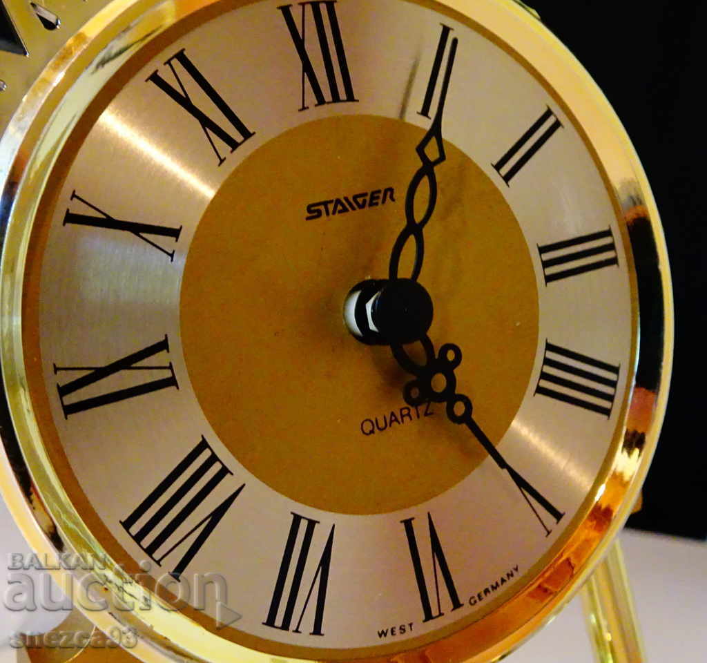 Delivery of Staiger table clock West Germany. Delivery of Staiger table clock West Germany.