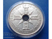 New Guinea 1 Shilling 1936 Silver UNC Rare