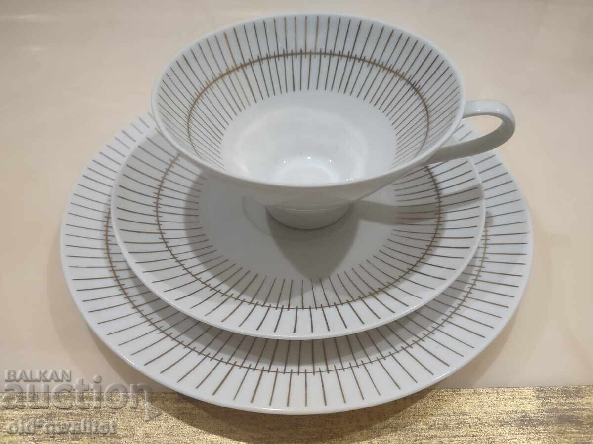 Auction  Porcelain tea/coffee set, porcelain, charm