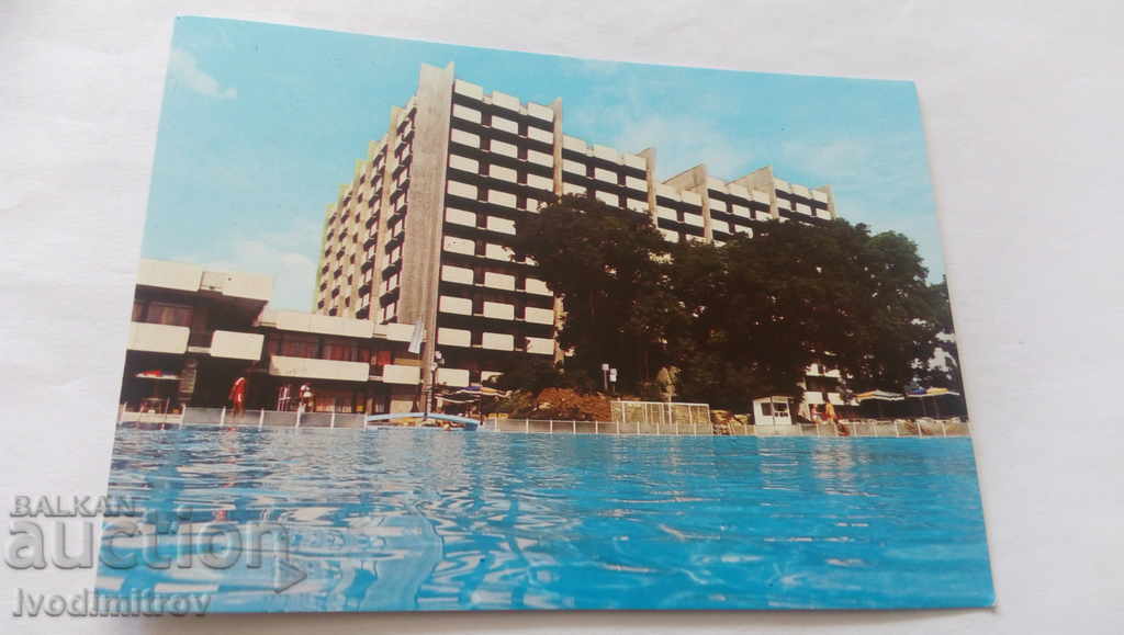 Пощенска картичка Дружба Гранд хотел Варна 1984