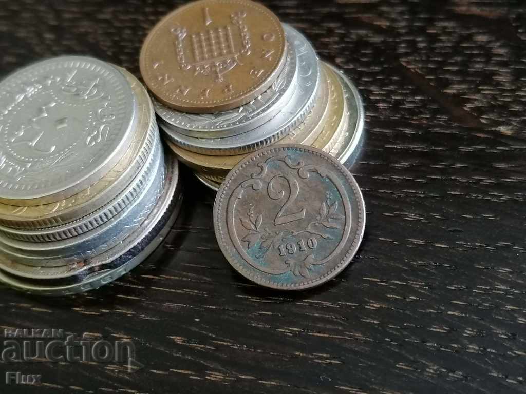 Coin - Austria-Hungary - 2 hellers | 1910
