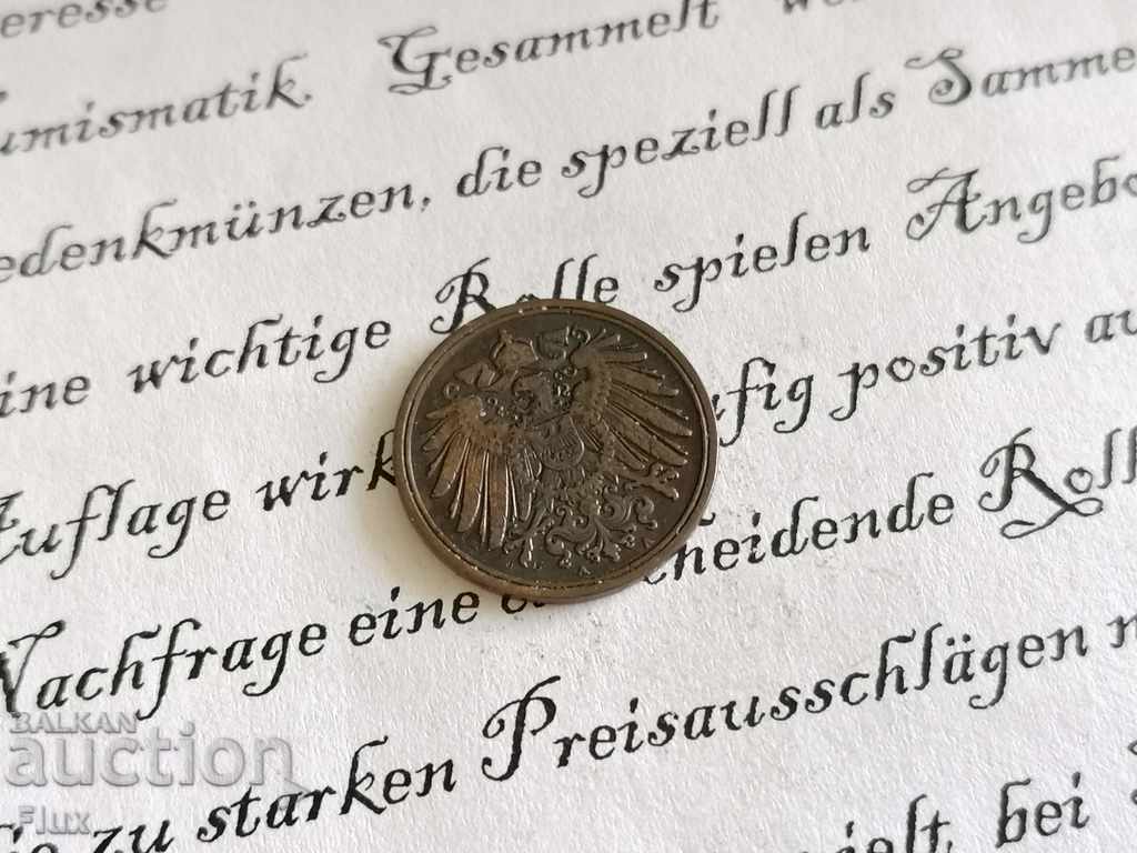 Reich coin - Germany - 1 pfennig 1899; series A with price 6.00 BGN | € 3.07 Reich coin - Germany - 1 pfennig 1899; series A with price 6.00 BGN | € 3.07