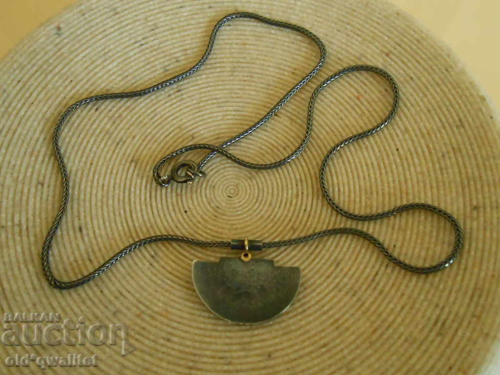 Auction  Very fine fine silver necklace, Silver 925, Diamond