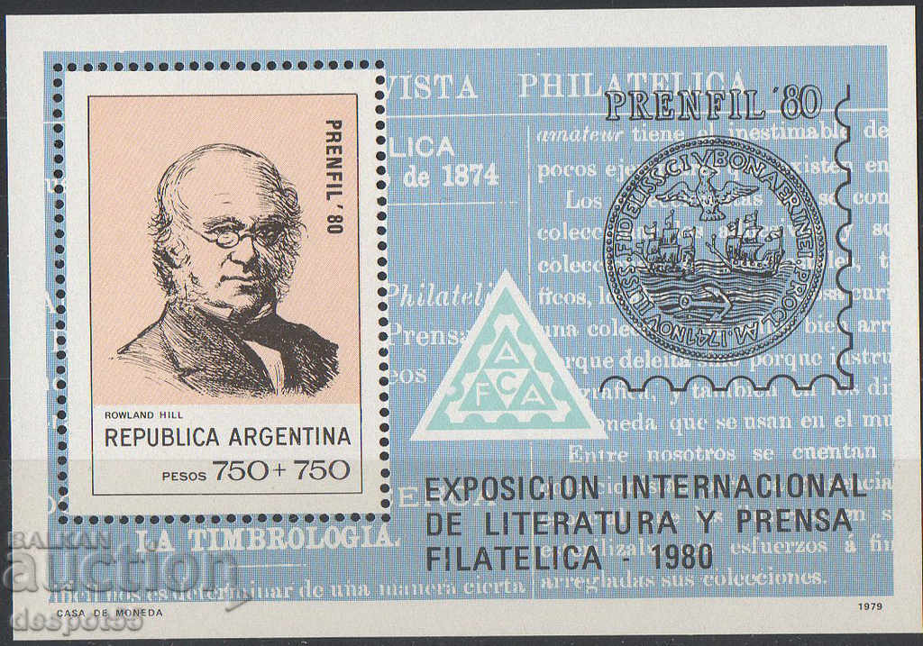 1979. Argentina. Exhibition for philatelic l-ra "Prenfil 80".