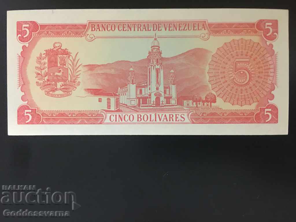 Venezuela 5 Bolivares 1990 Pick 70a Ref 9087 with price 4.00 BGN | € 2.05 Venezuela 5 Bolivares 1990 Pick 70a Ref 9087 with price 4.00 BGN | € 2.05