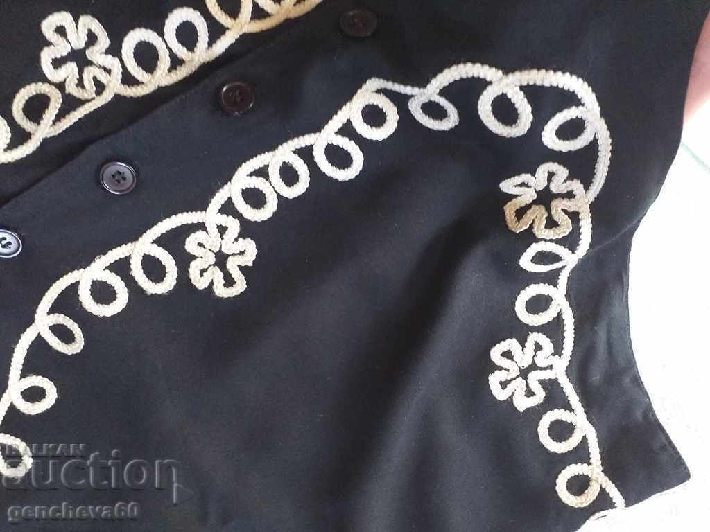 Cotton bodice with cords - 6