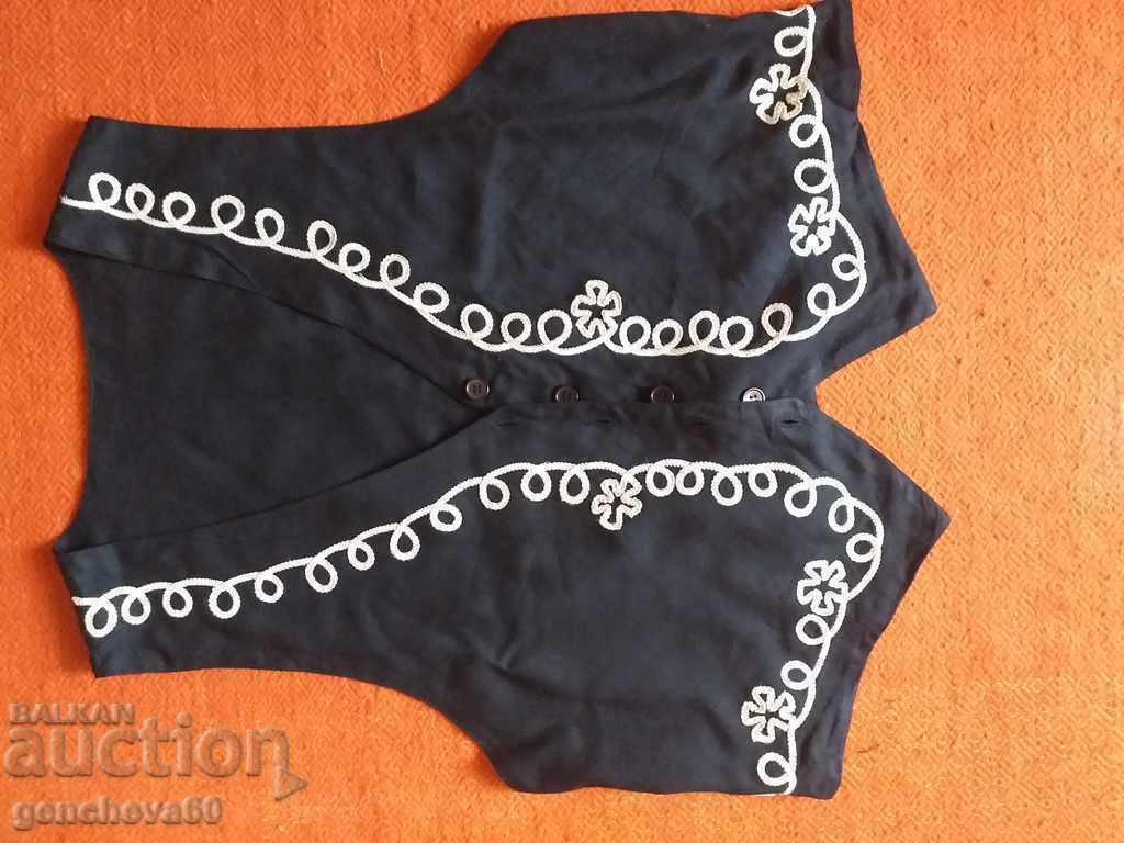 Cotton bodice with cords Cotton bodice with cords