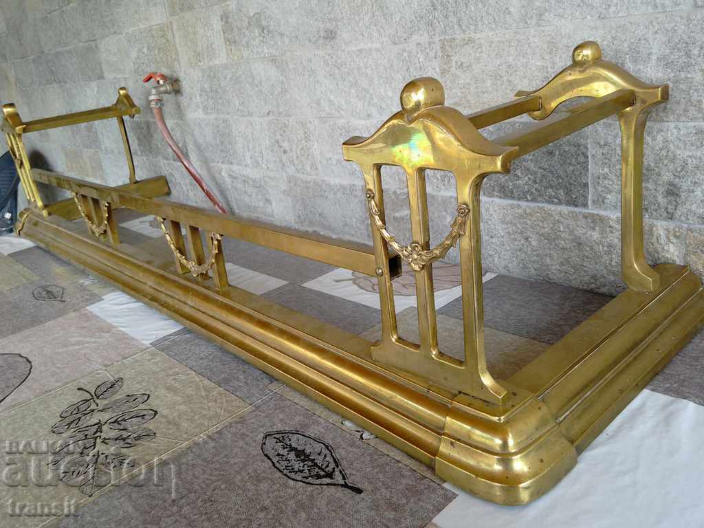 Δημοπρασία Art Nouveau διακόσμηση τζακιού 1850-1890 Αρ νουβό ορειχάλκινο φτερό Δημοπρασία Art Nouveau διακόσμηση τζακιού 1850-1890 Αρ νουβό ορειχάλκινο φτερό