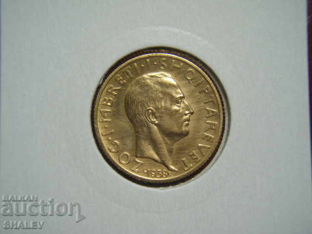 20 Franga Ar 1938 Albania "King Zogu Marriage" - AU (Gold) - 5 20 Franga Ar 1938 Albania "King Zogu Marriage" - AU (Gold) - 5