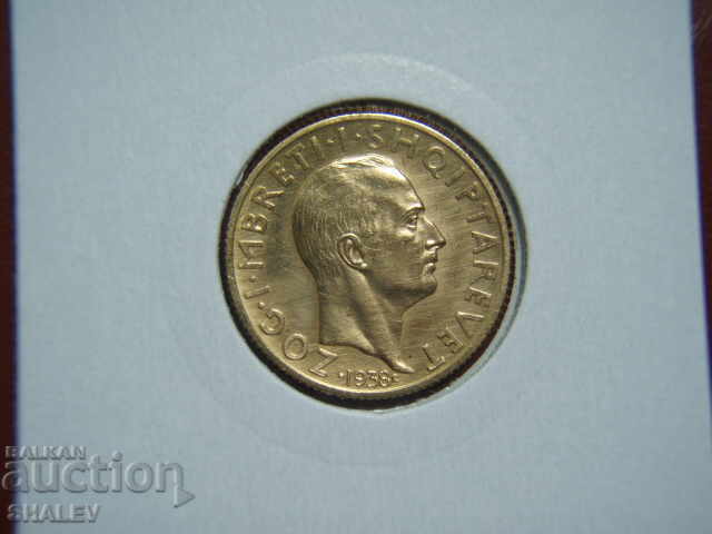 20 Franga Ar 1938 Albania "King Zogu Marriage" - AU (Gold) - 6 20 Franga Ar 1938 Albania "King Zogu Marriage" - AU (Gold) - 6