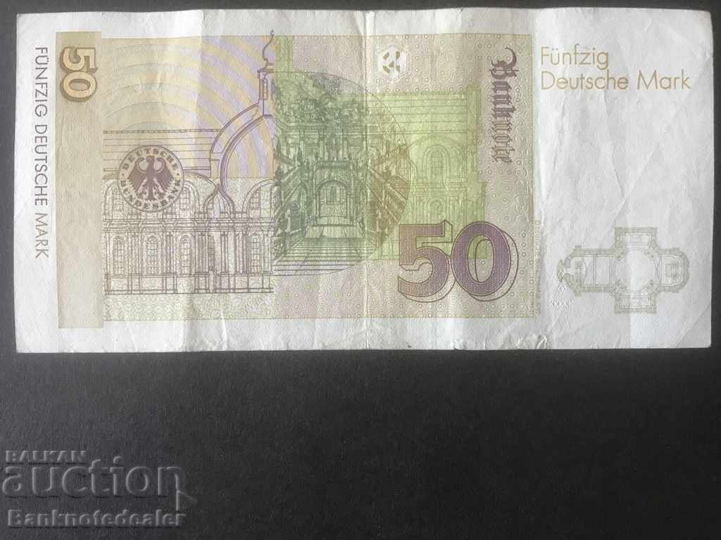 Germany 50 Mark 1996 Pick 45 Ref 16G1 with price € 39.00 | 76.28 BGN