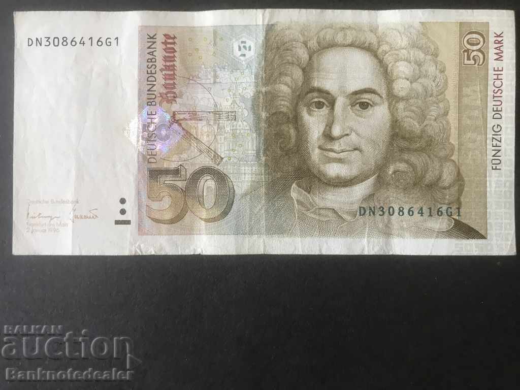 Auction  Germany 50 Mark 1996 Pick 45 Ref 16G1