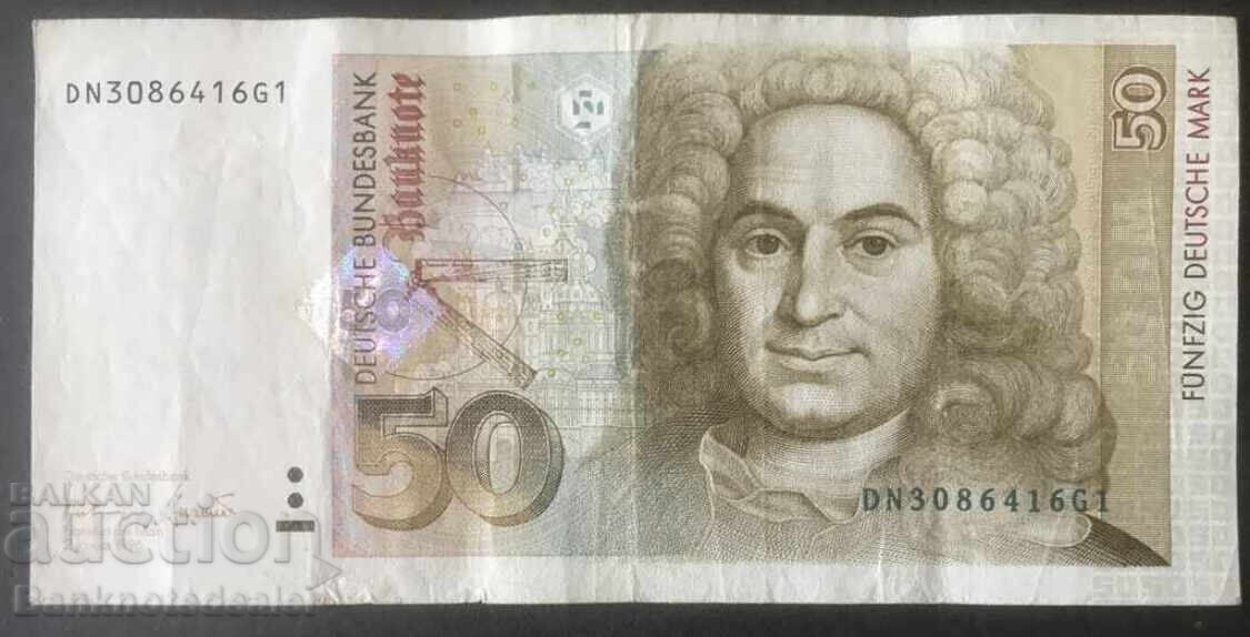Germany 50 Mark 1996 Pick 45 Ref 16G1