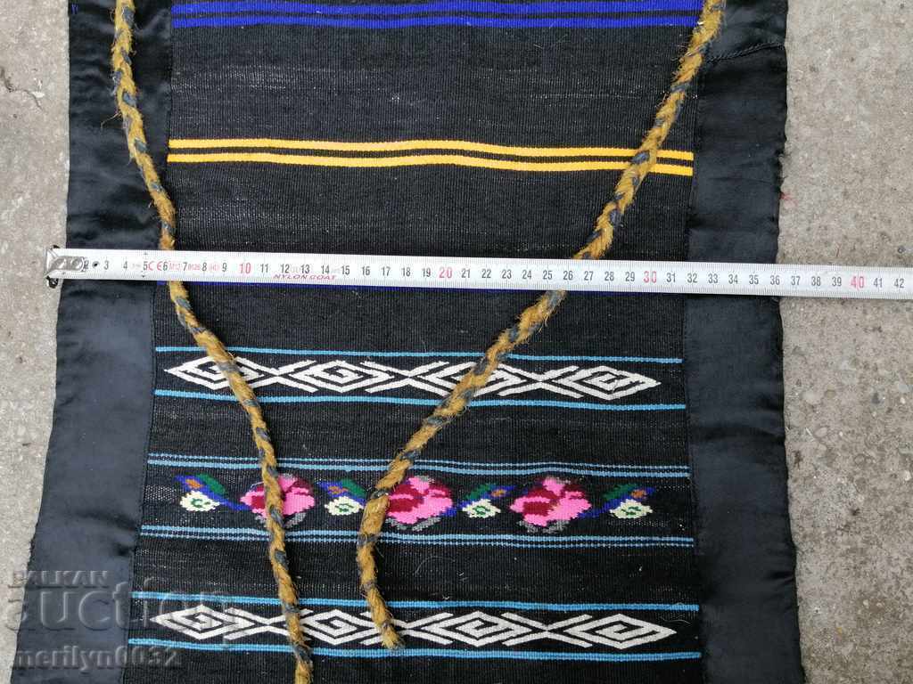 Old woven, embroidered and embroidered apron, costume, sukman - 6