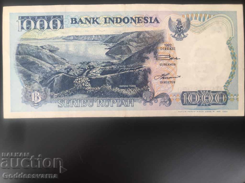 Indonesia 1000 Rupiah 1992 Pick 129 Ref 6549