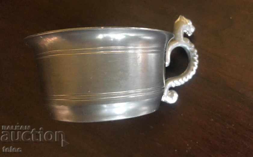 Beautiful metal coffee cup with markings - 5 Beautiful metal coffee cup with markings - 5