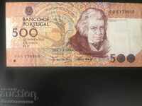 Portugalia 500 Escudos 1992 Pick 180c Ref 9405