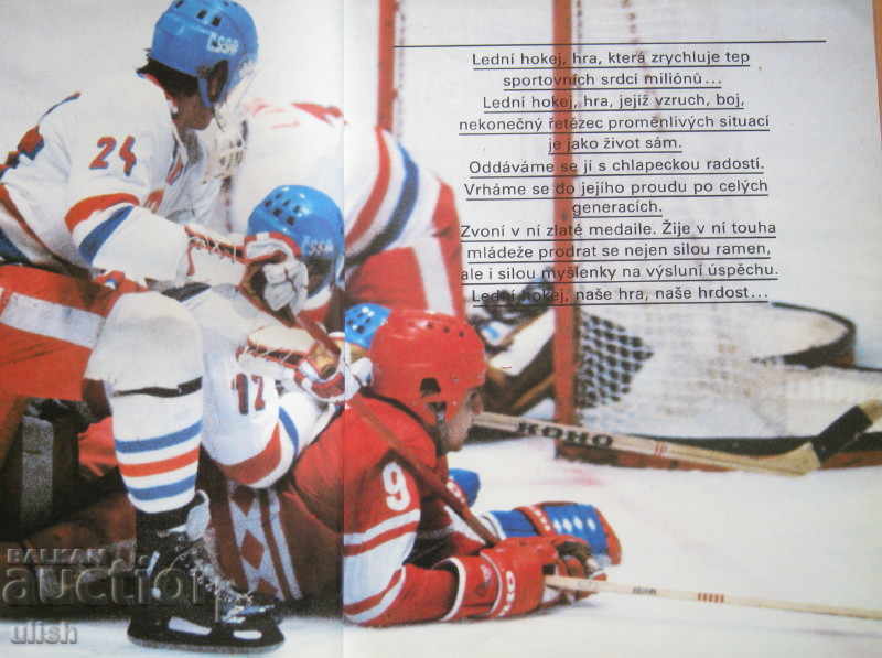 Our hockey 1983 book autographs of the Czech national team - 5 Our hockey 1983 book autographs of the Czech national team - 5