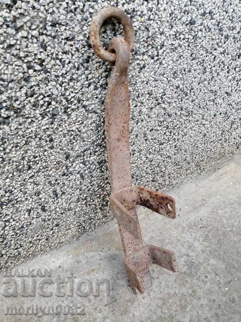 Hand forged wagon brake, wrought iron with price 39.00 BGN | € 19.94 Hand forged wagon brake, wrought iron with price 39.00 BGN | € 19.94