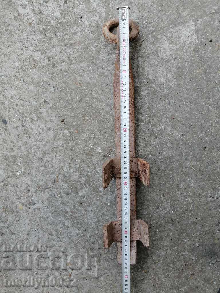 Hand forged wagon brake, wrought iron - 5 Hand forged wagon brake, wrought iron - 5