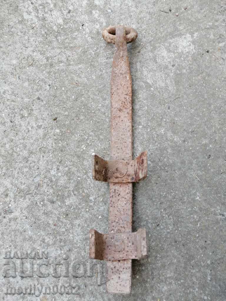 Hand forged wagon brake, wrought iron - 6 Hand forged wagon brake, wrought iron - 6