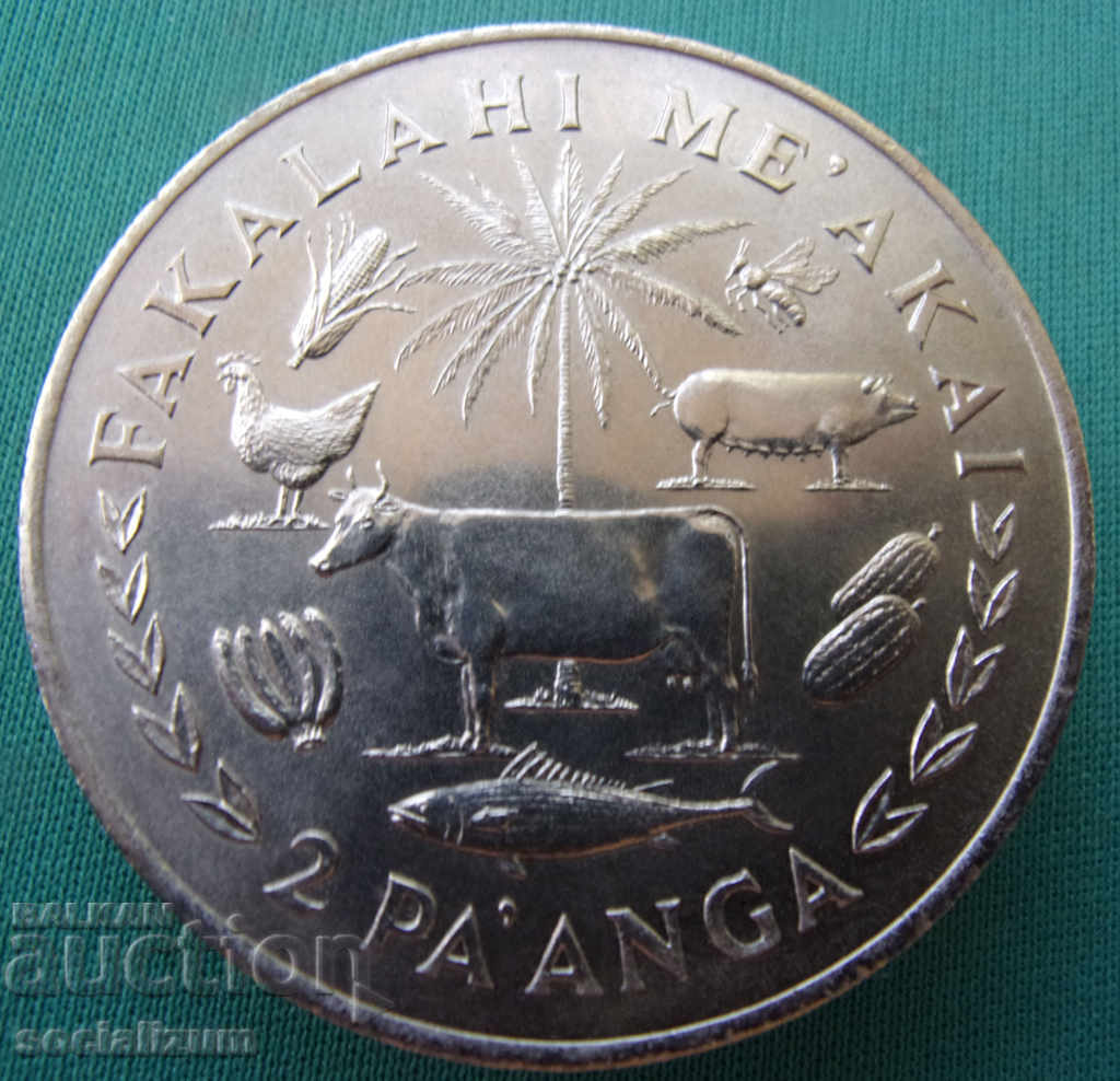 Tonga 2 Paang 1978 UNC Rare cu preț € 28.12 | 55.00 BGN